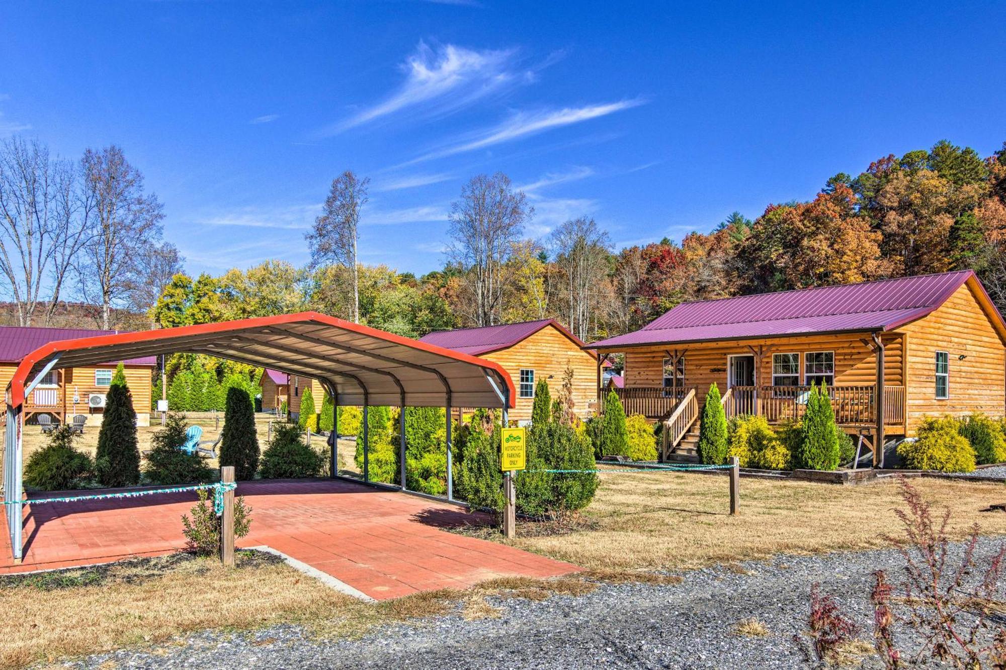 Cozy Smoky Mountain Cabin By Tuckasegee River! Bryson City Dış mekan fotoğraf