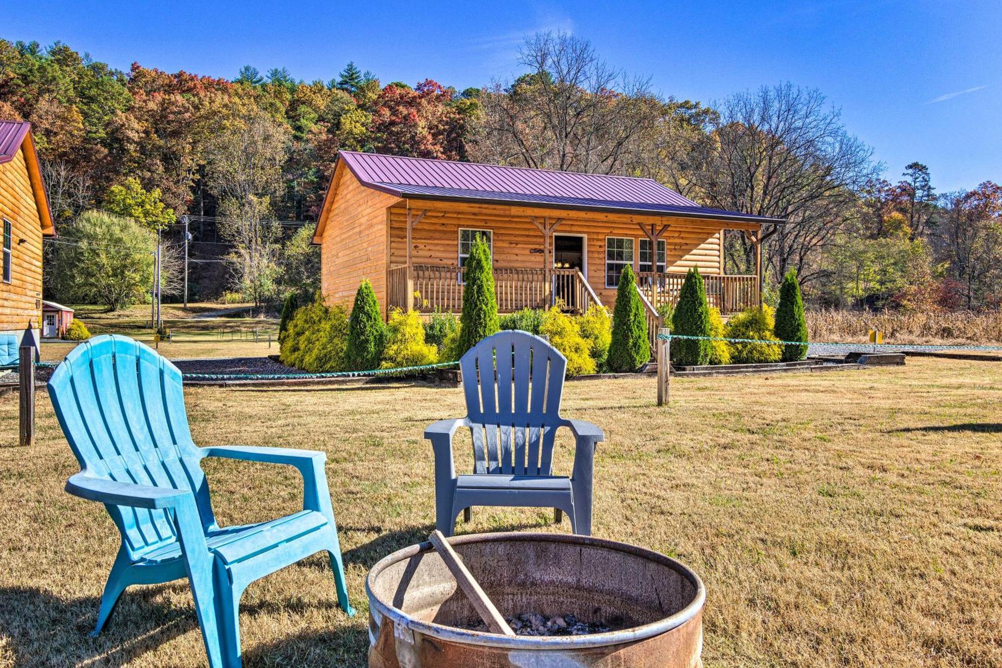 Cozy Smoky Mountain Cabin By Tuckasegee River! Bryson City Dış mekan fotoğraf