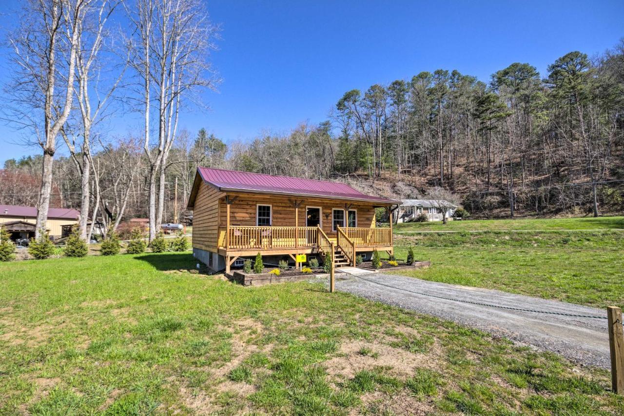 Cozy Smoky Mountain Cabin By Tuckasegee River! Bryson City Dış mekan fotoğraf
